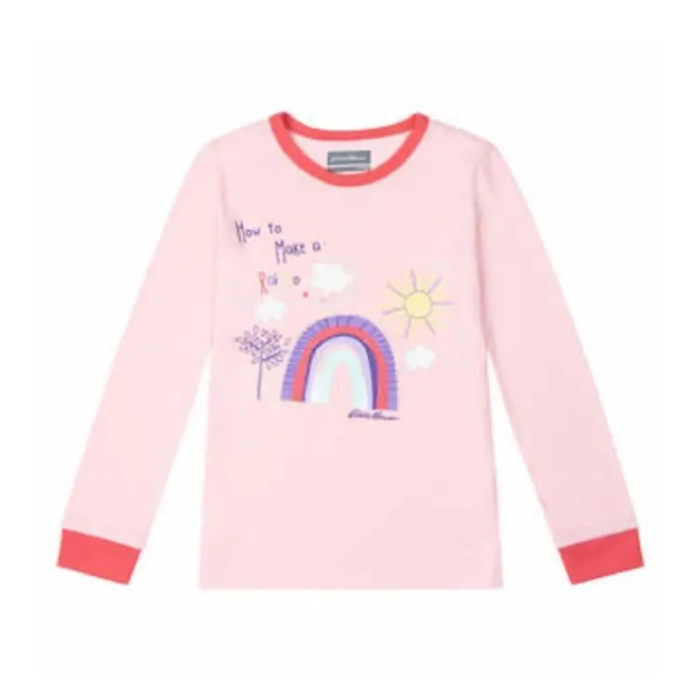 Eddie Bauer Girls Kids Pajamas Lounge Set 4-piece Size L (14/16)